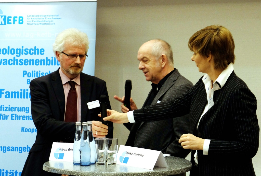 Diskussionsrunde mit Fr. Gehring und Hr. Bösche